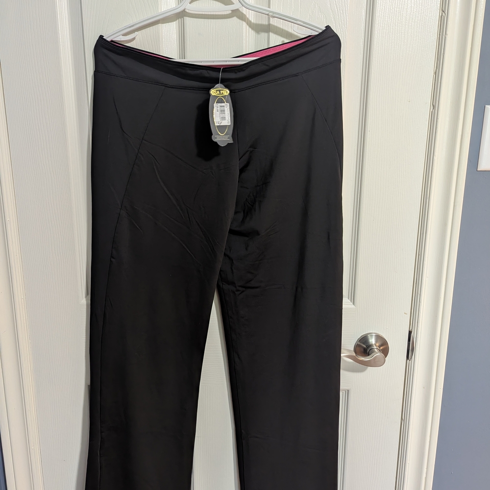 Black Flare Leggings Pants